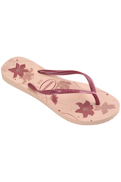 Havaianas Λεπτές βιολογικές ροζ γυναικείες παντόφλες