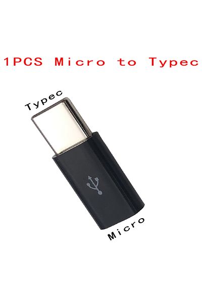 Choice 1PCS Black 1PCS/5PCS Micro USB Female To Type C Male Adapter Mobile Phone Android Converter Micro-