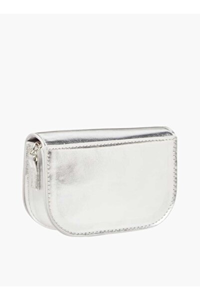 Celeste Celeste Bow Embellished Crossbody Bag with Chain Strap and Button Closure