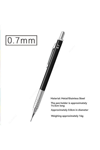 Choice مجموعة أقلام رصاص ميكانيكية معدنية سعة كبيرة 0.7 مم، 0.3، 0.5، 0.7، 0....