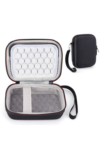 Shunmaii Grey Hard Carrying Case Shockproof  Retro Game Carrying Travel Bag for Anbernic RG35XX/ RG353V/RG353