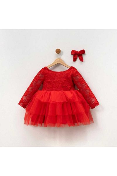 Retro Women Girl's Guipure Tulle Tutu Birthday Gift Henna Princess Dress