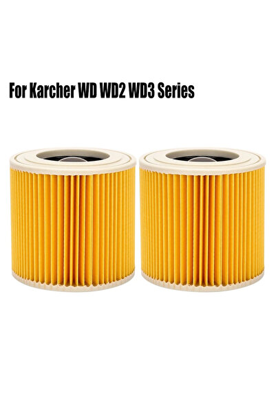 Choice قطعتان من فلتر خرطوشة بديل لمكنسة كهربائية جافة ورطبة من سلسلة Karcher...