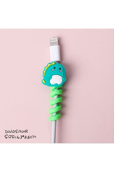Choice dinosaur 4pcs/setCute Bite Cartoon Animal Cable Protector Cord Wire Protection Mini Cover Charging C