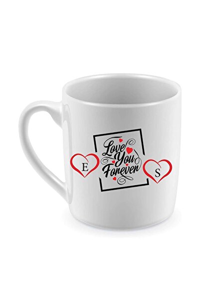 Be Care A double-sided tea mug with the letters E&S in English and You Are Al...