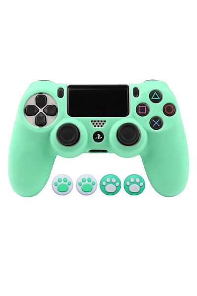 Choice Green Soft Silicone Protective Control Cover For Playstation 4 Controller Skin Ps4 Gamepad Case Wit