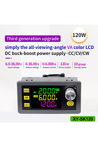 Choice1 XY-SK120 120W SK60 SK120 DC Buck Boost Converter CNC Adjustable Regul...