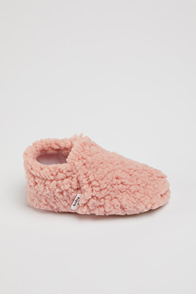 BabyZilla Teddy Baby Booties, Non-Slip Sole, Home Nursery Shoes, Organic Cotton Lining, Home Boot Slippers