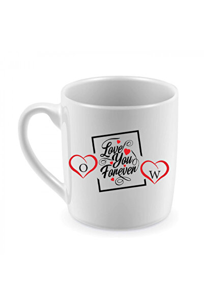 Be Care A double-sided tea mug with the letters O&W printed on it in English ...