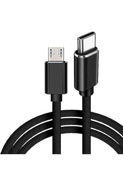 LONGPEAN Black USB Type C To Micro USB 5A Fast Charging Adapter Cable PD 100W QC4.0 Quick Charger Data Cable