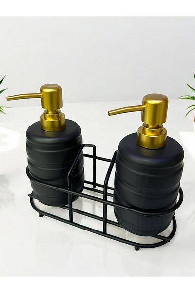 UCR HOME 4122 Στρογγυλός διανομέας υγρού σαπουνιού με μεταλλική βάση Πάγκος Μπάνιο Νεροχύτης Κουζίνας Δοχείο σαπουνιού
