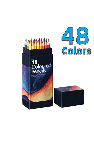 Choice 48 Colors 12/24/36/48/72 Colors Oily Colored Pencils Hexagon Wooden Handle Set Artist Painting Drawi