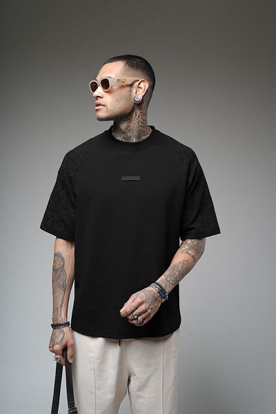 king brich Μπλουζάκι με στάμπα Raglan Oversize Fit