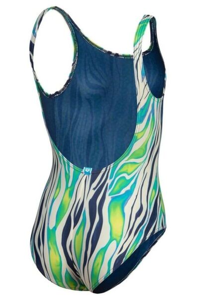 ARENA Costum de baie pentru fete cu imprimeu cu apă