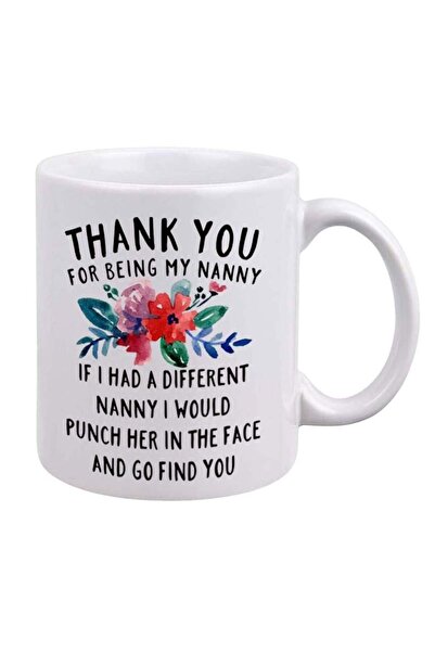 Be Care DQG CVT Best Nanny Gift - Funny Thank You for Being My Nanny Printed ...
