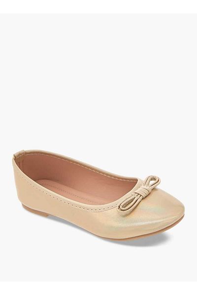 Flora Bella by Shoexpress Flora Bella Bow Detail Slip-On Ballerina Shoes