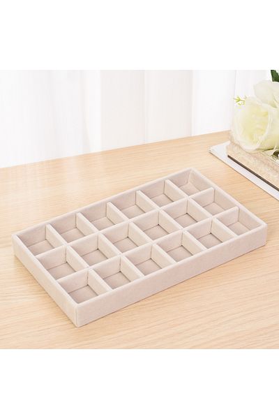 Choice E Jewelry Storage Box Earring Ring Necklace Brooch Holder Flannelette Jewelry Display Box Necklace .
