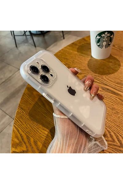 Choice جراب شفاف فاخر مقاوم للصدمات من السيليكون لهاتف iPhone 15 و14 Plus 1