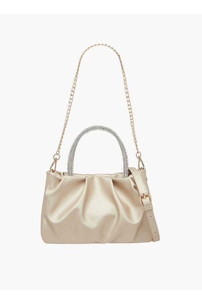 Flora Bella by Shoexpress Flora Bella Logo Detail Tote Bag with Embellished Top Handles