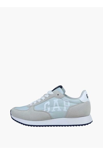 GAP Women's Logo Detail Sneakers with Lace-Up Closure