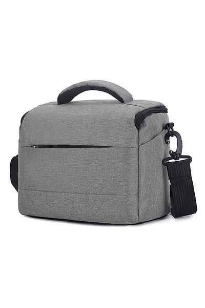 Choice Light Grey DSLR Bag Handbags Nylon Shoulder Bag Camera Case Portable Photographer for Sony Nikon Can
