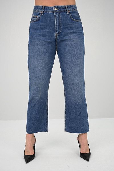 Koza Butik Jean Mom cu talie înaltă pentru femei 4418-25 DPL-968