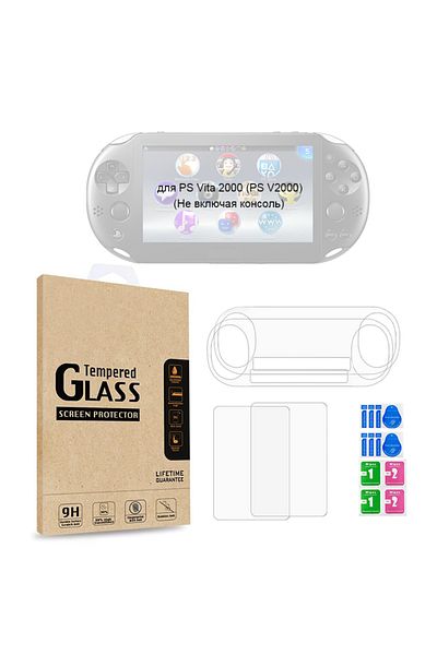 Choice psv2000 DATA FROG Screen Protector for Sony PSV 1000 PS Vita Tempered Glass Clear Full HD Cover for