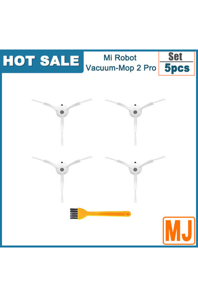 Choice فرشاة جانبية، 4 قطع، فلتر لروبوت التنظيف Mi 2 Pro Lite MJST1SHW MJSTL،...