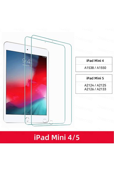 Choice iPad Mini 4 5 2pcs Tempered Glass Films for 2024 iPad Air 11/13 M2 Pro 11/13 M4 Screen Protector for