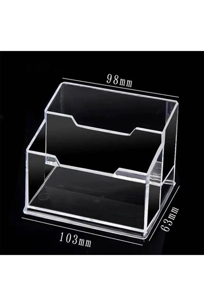 Choice شبكتان G1537B 1 قطعة من رف مكتب شفاف مع حامل عرض لتخزين سطح المكتب من ...