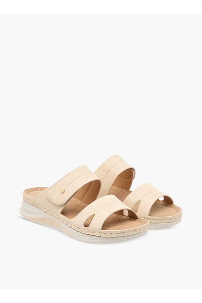 Flora Bella by Shoexpress Flora Bella Stich Detail Slip-On Comfort Sandals