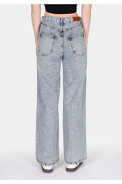 Colin's 970 Berry Regular Fit Pantaloni de damă din denim cu talie înaltă, cu picioare largi