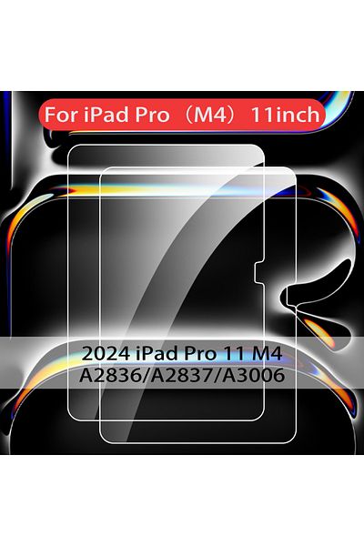 Choice iPad Pro 11 M4 2pcs Tempered Glass Films for 2024 iPad Air 11/13 M2 Pro 11/13 M4 Screen Protector fo
