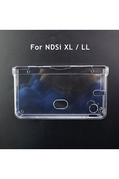JCD For NDSi XL LL JCD Plastic Clear Crystal Protective Hard Shell Skin Case Cover For GBA SP NDSL DSI N