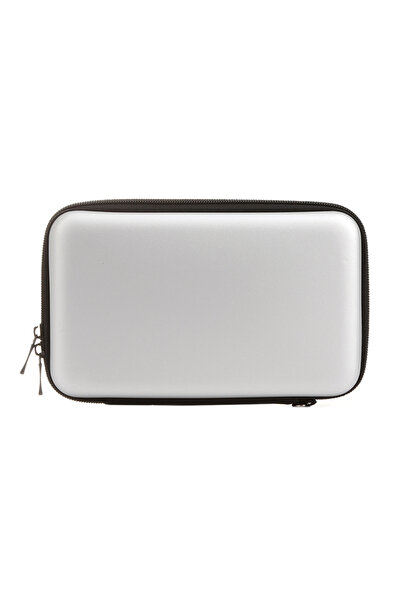 ANENG حقيبة حمل صلبة من مادة EVA باللون الفضي لجهاز Nintendo 3DS XL LL مع حزا...