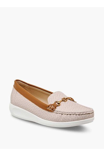 Flora Bella by Shoexpress Flora Bella Monogram Print Slip-On Loafers