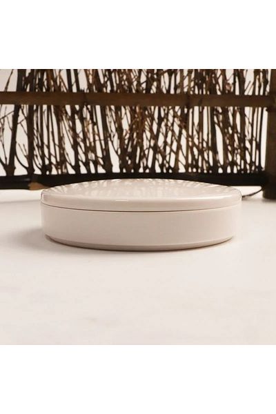 Choice Palette with Lid Imitation Porcelain Round Palette with Lid Acrylic Watercolor Painting Multifunctio