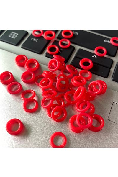 Choice red 150pcs 150pcs Rubber O Ring Switch Dampeners Damper Shock-Absorbing Silence Under Key Caps For M