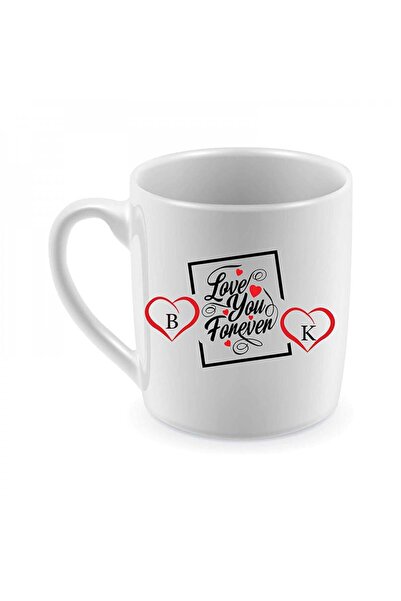 Be Care Coffee and tea mug, heat printing, double-sided design, B&K letters