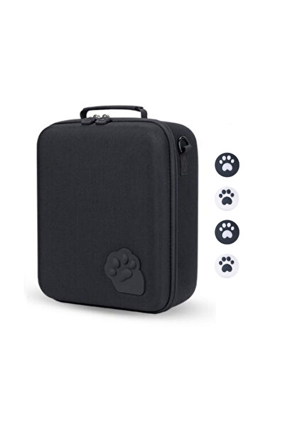 Choice حقيبة حمل صلبة كبيرة الحجم للسفر لوحدة التحكم NS Switch OLED System وأجهزة التحكم في الألعاب.