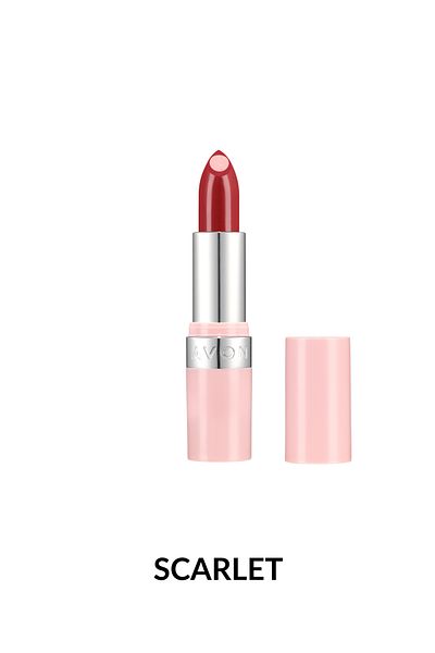 AVON Hydramatic Shine Lipstick, Scarlet