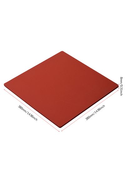 Choice 380x380x8mm Heat Pressing Mat Silicone Rubber Pad High Temperature Resistant Plate Compatible For Ea