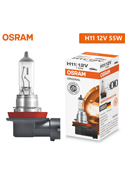 Choice8 مصباح أمامي أصلي كلاسيكي 3200 كلفن H11 55 واط (قطعتان) من أوسرام H1 H...