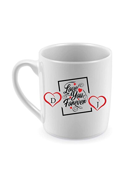 Be Care A double-sided tea mug with the letters D&J in English and You Are Al...