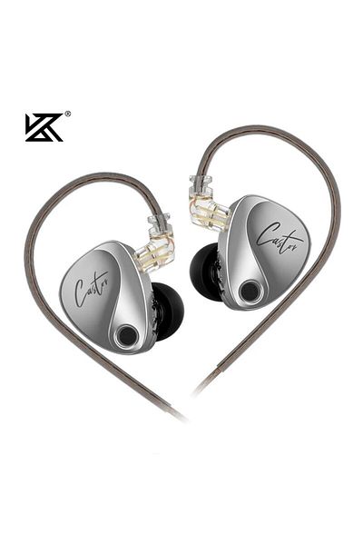KZ Harman NO MIC KZ Castor In Ear HiFi Earphone 2DD Dynamic High-end Tunable Balanced Armature Earphone