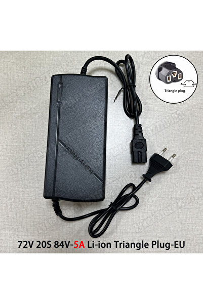 Choice6 EU Plug 72V 5A-Triangle 60V 72V 5A Lithium Battery Charger 67.2V 84V ...