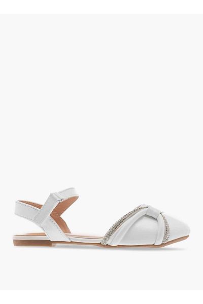Flora Bella by Shoexpress Flora Bella Embellished Strap Sandals with Hook and Loop Closure
