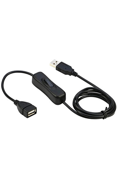 choice2 100CM ( Black ) STONEGO 28cm USB Cable with Switch ON/OFF Cable Exten...