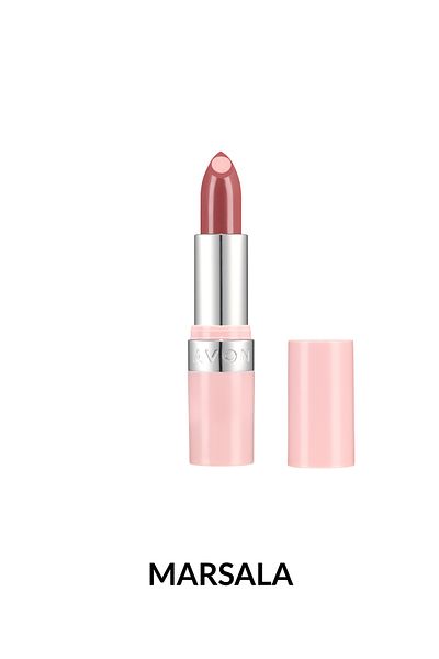 AVON Hydramatic Shine Lipstick, Marsala