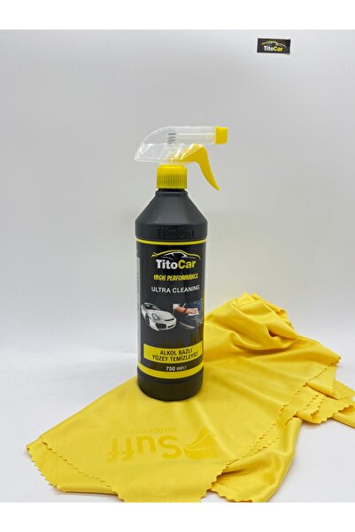 titocar Cam Temizleme Ve Parlatma Seti TitoCar İPA 750 ml+ Cam Bezi 50x70cm